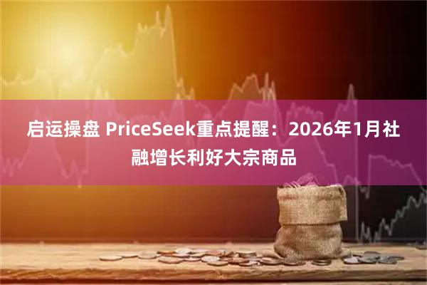 启运操盘 PriceSeek重点提醒：2026年1月社融增长利好大宗商品