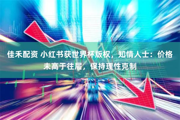 佳禾配资 小红书获世界杯版权，知情人士：价格未高于往届，保持理性克制
